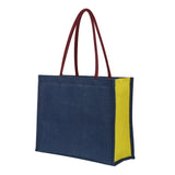 Eco Friendly Jute Unisex Vegetable Grocery Travel Shopping Tote Bag Pack of 1