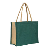 Eco Friendly Jute Unisex Vegetable Grocery Travel Shopping Tote Bag Pack of 1