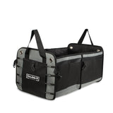 Multi Compartments Collapsible Car Boot Organizer Black Grey - Double R Bags