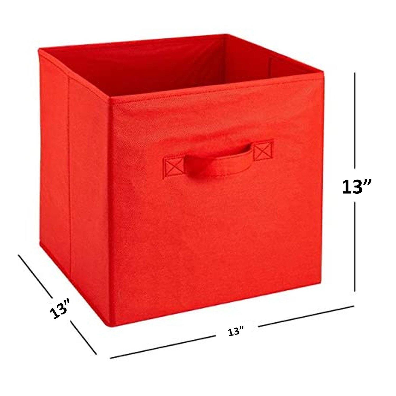 Double R Bags Storage Cubes Non-woven Fabric Storage Bins | Cube Storage Bins for Home and Office Medium 1 - Double R Bags