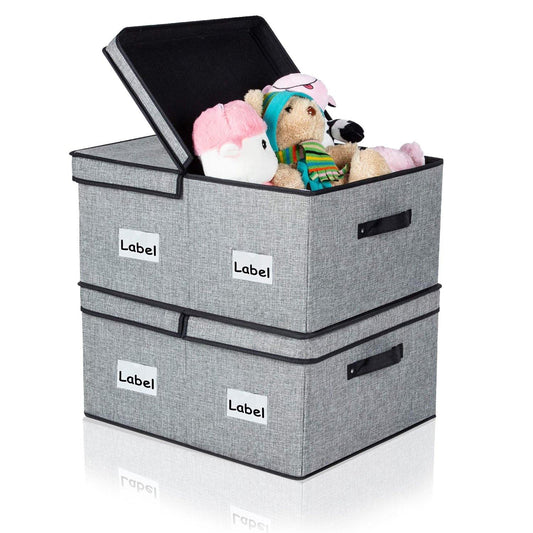 Decorative Fabric Storage Boxes with Lid