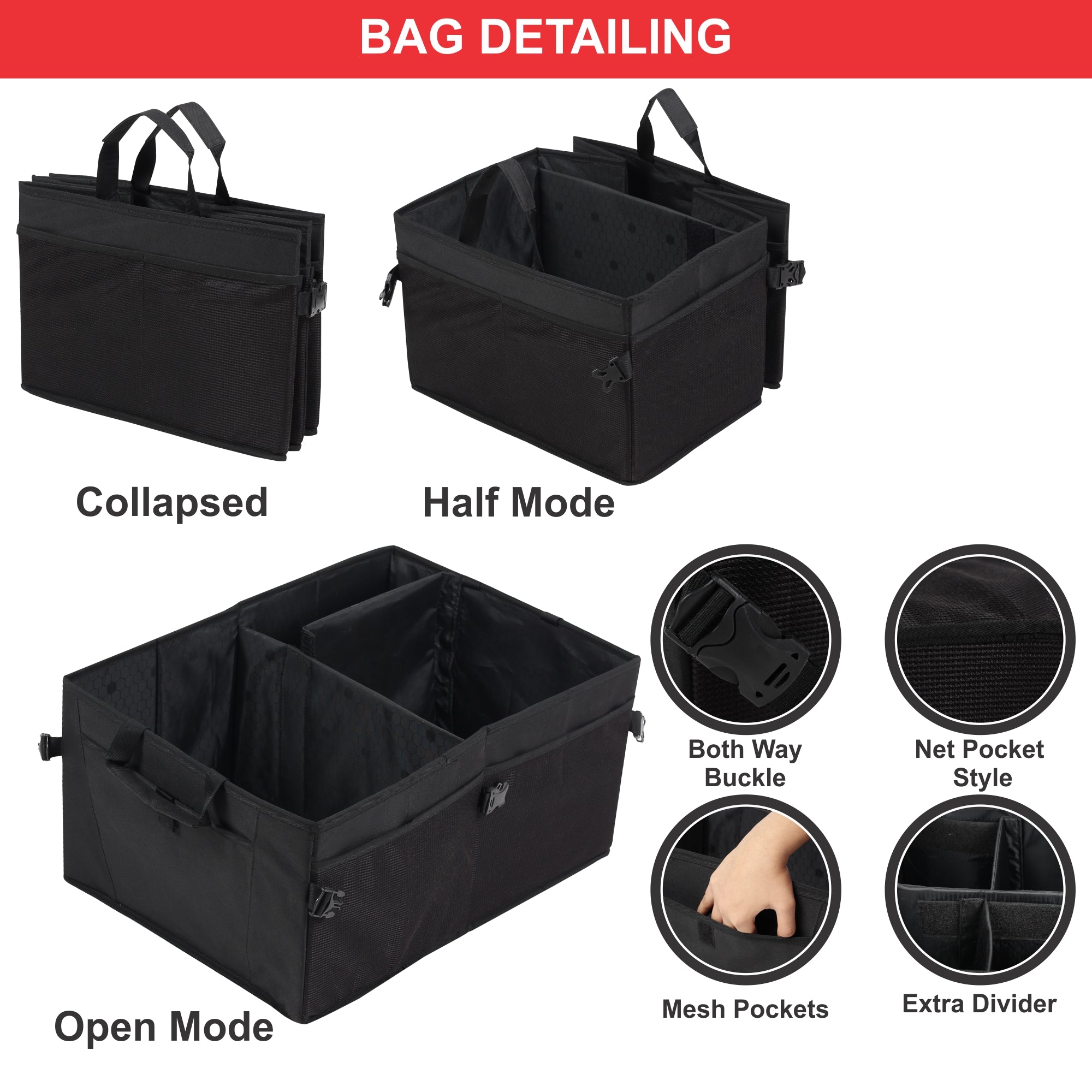 Small Trunk Organizer & Tote - Higher Gear Products