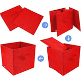 Double R Bags Storage Cubes Non-woven Fabric Storage Bins | Cube Storage Bins for Home and Office Medium 1 - Double R Bags