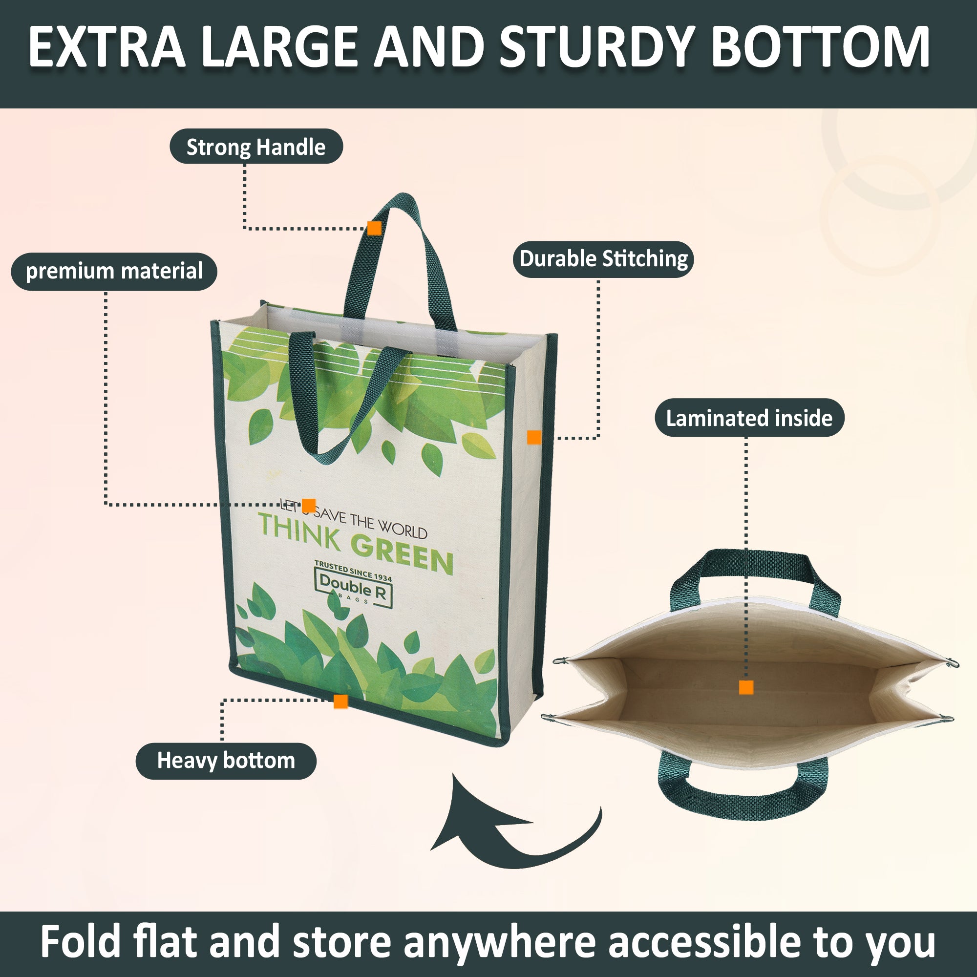 Totes bags Patou  Organic cotton bag with logo  AC0240076090C