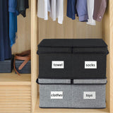 Fabric Storage Boxes with Lid