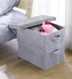 Foldable Storage Bin Box with Lid