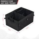 Car Trunk Organizer for Car SUV Storage With Handles Multi Pockets Organizers and Adjustable Dividers