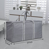Heavy Duty Extra Large Storage Bag Blanket Clothes Organizer- Double R Bags