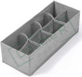 Rectangular Collapsible Cabinet Closet Storage Drawer Organizer Dividers Set of 3