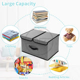 Foldable Rectangular Stackable Storage Bins/Closet Organizer