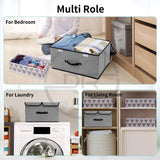 Foldable Rectangular Stackable Storage Bins/Closet Organizer