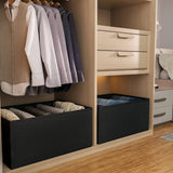 Clothes Drawer Organizer for Jeans, Wardrobe Clothes Organizer for Folded Clothes Pack of 2