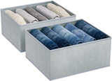 Double R Bags Clothes Drawer Organizer for Jeans, Wardrobe Clothes Organizer