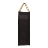 Jute Grocery Shopping Bags for Carry Milk Fruits Vegetable with Reinforced Handles (Pack of 2)