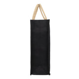 Jute Grocery Shopping Bags for Carry Milk Fruits Vegetable with Reinforced Handles With Zipper (Pack of 2)