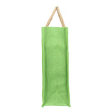 Jute Grocery Shopping Bags for Carry Milk Fruits Vegetable with Reinforced Handles With Zipper (Pack of 2)