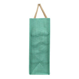 Jute Grocery Shopping Bags for Carry Milk Fruits Vegetable with Reinforced Handles With Zipper (Pack of 2)