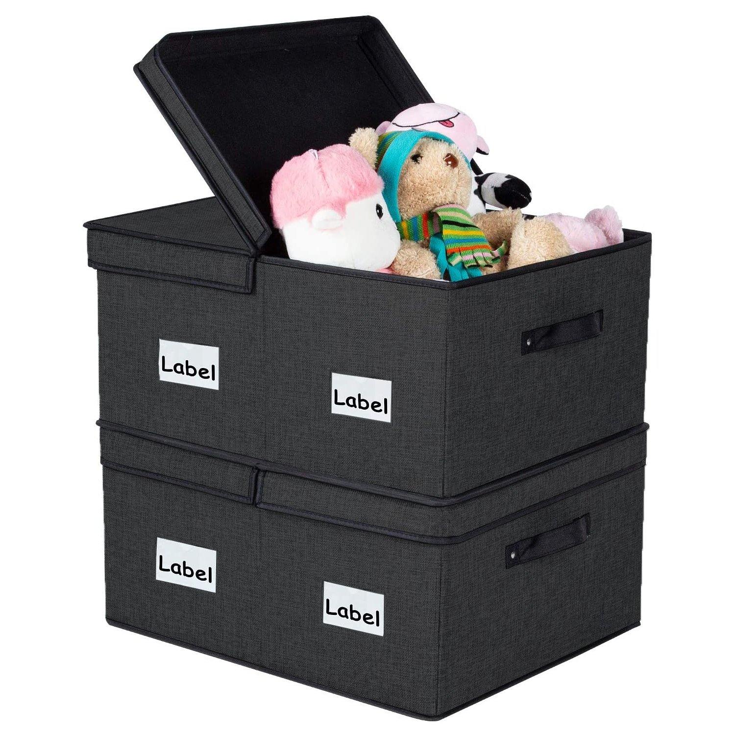 Decorative Fabric Storage Boxes with Lid